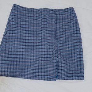 SOLD ⚠️super cute blue plaid mini skirt
